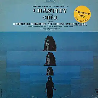 Обложка альбома Шер «Chastity — The Motion Picture Music Soundtrack» (1969)