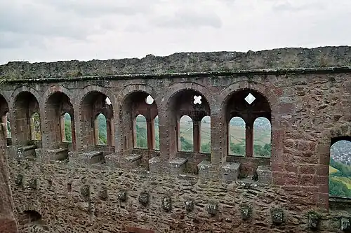 Остатки бывшего рыцарского зала