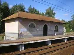 Павильон платформы на Москву