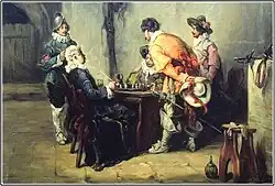 «Шахматная партия» в таверне. конец XIX в.