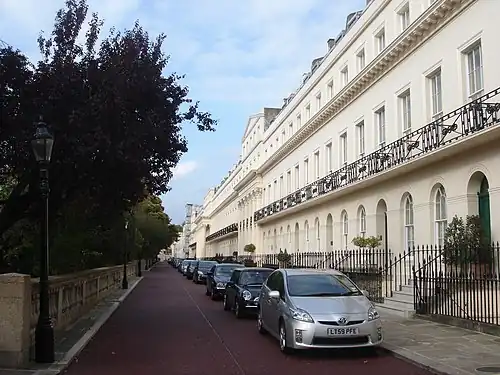 Терраса Честер. Риджентс-парк. 1825