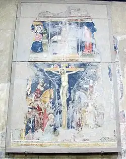 Туроне ди Максио. Распятие. Деталь фрески