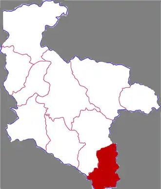 Чжэньпин на карте