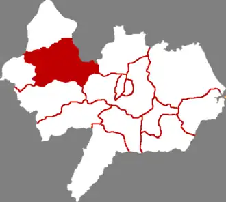 Хэцзянь на карте