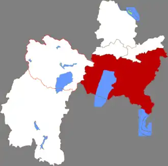 Уцзинь на карте