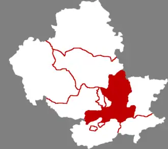 Чэндэ на карте