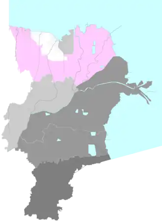 Хэкоу на карте