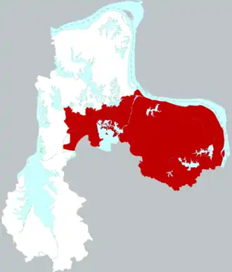 Эчэн на карте