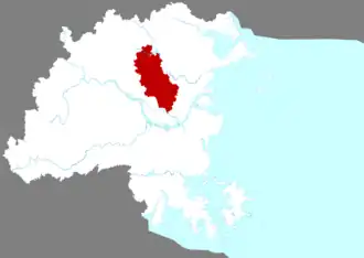 Цзиньань на карте