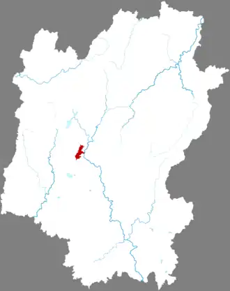 Сюфэн на карте