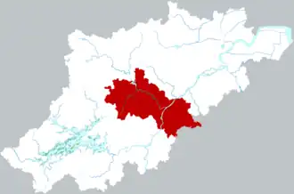 Тунлу на карте