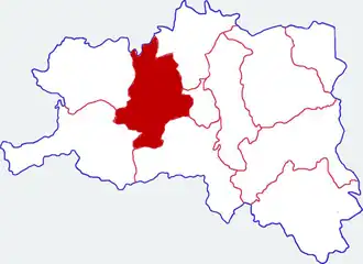 Мяньсянь на карте