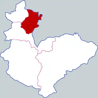 Шаньчэн на карте