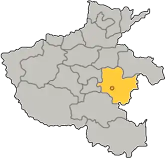 Чжоукоу на карте