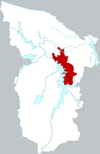 Сецзяцзи на карте