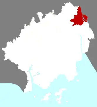 Пэнцзян на карте