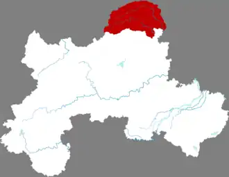 Цзинъань на карте