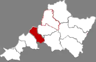 Цисянь на карте