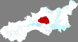 Дэань на карте