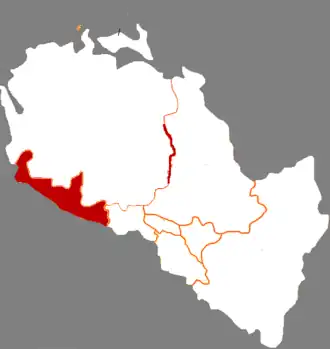 Хунгу на карте