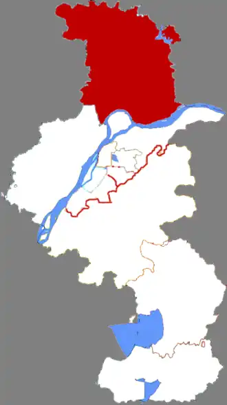 Лухэ на карте