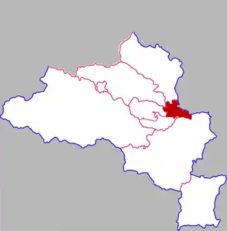 Вэйдун на карте