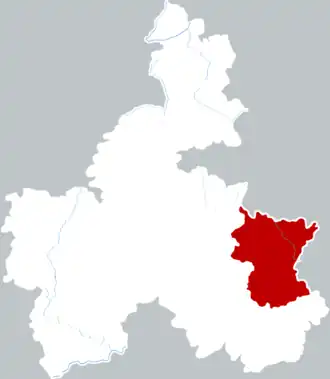 Саньду-Шуйский автономный уезд на карте