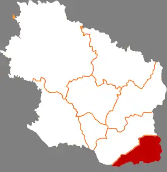 Чжэннин на карте