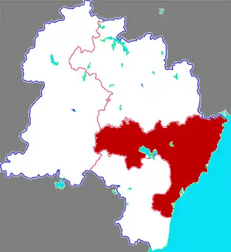 Дунган на карте