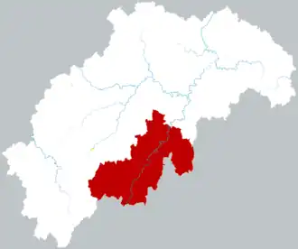 Синьнин на карте