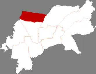 Миншуй на карте