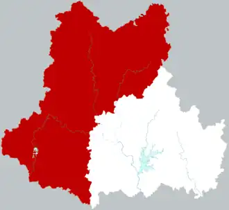 Цзэнду на карте