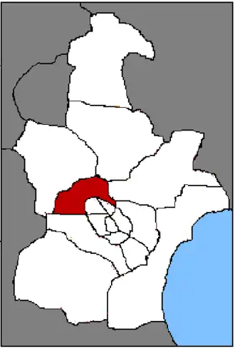 Бэйчэнь на карте