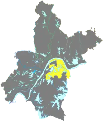 Хуншань на карте