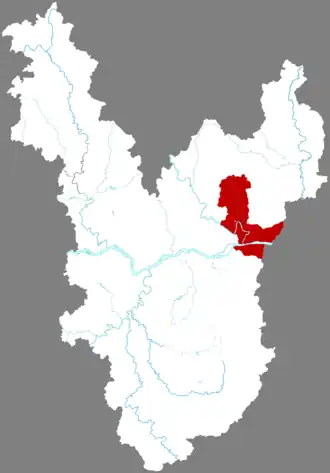 Ваньсю на карте