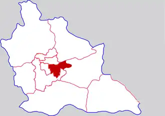 Хунци на карте