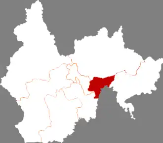 Тумэнь на карте