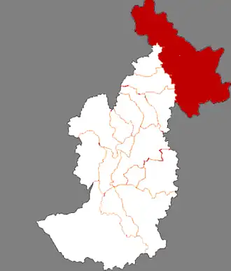 Цзяинь на карте