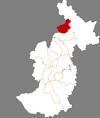 Уилин на карте