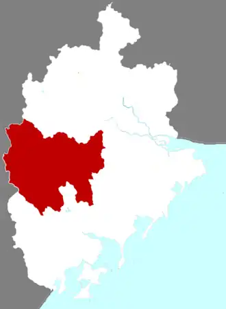 Пинхэ на карте