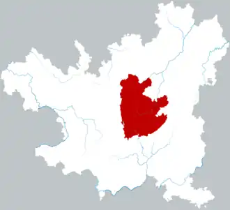 Суйян на карте