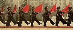Парадный шаг в ВС Китая