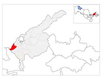 Чиназский район на карте