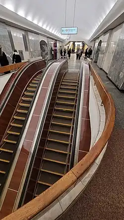 Переход на станцию Тургеневская«Тургеневская» Калужско-Рижской линии.11 марта 2023