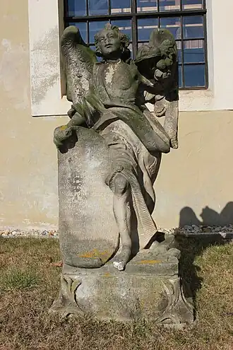 Надгробие могилы Яна Лагоды, деревня Холм, Лужица