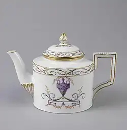 Шоколадница с крышкой. 1780–1800