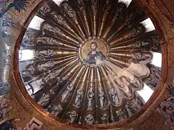 Церковь в Хоре, роспись южного купола. Константинополь