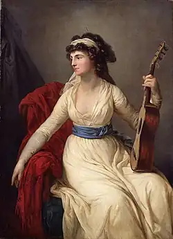 Кристина фон Брюль. 1795. Холст, масло. Городская художественная галерея, Дрезден