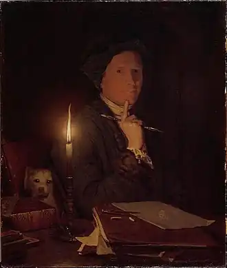 Портрет отца, художника Кристофа Лисиевского. Художественный музей Шверина.