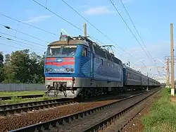 Модернизированный ЧС4-052, ст. Знаменка